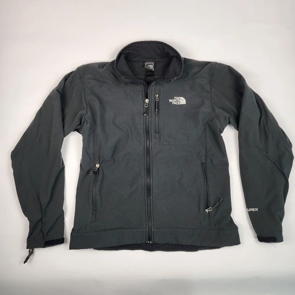 Vintage THE NORTH FACE Apex Fleece Lined‎ Windbreaker Jacket 2000s Black M